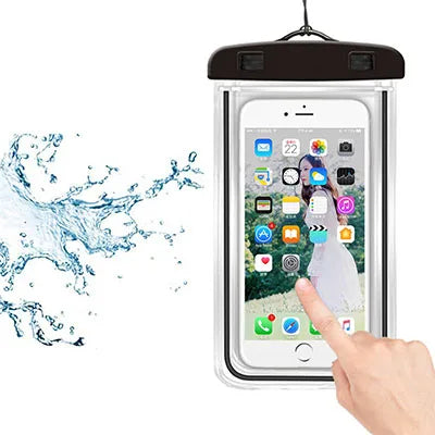 Waterproof Phone Pouch 6 Inch IP68 Dry Bag Underwater Swimming Beach Diving Ski Waterproof Cover