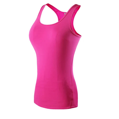 Womens Quick Dry Gym Tank Top Breathable Stretch Fitness Vest Running Yoga Workout Top NZ