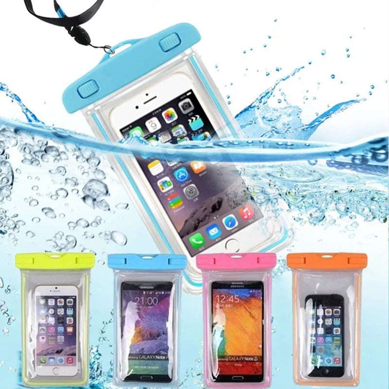 Waterproof Phone Pouch 6 Inch IP68 Dry Bag Underwater Swimming Beach Diving Ski Waterproof Cover