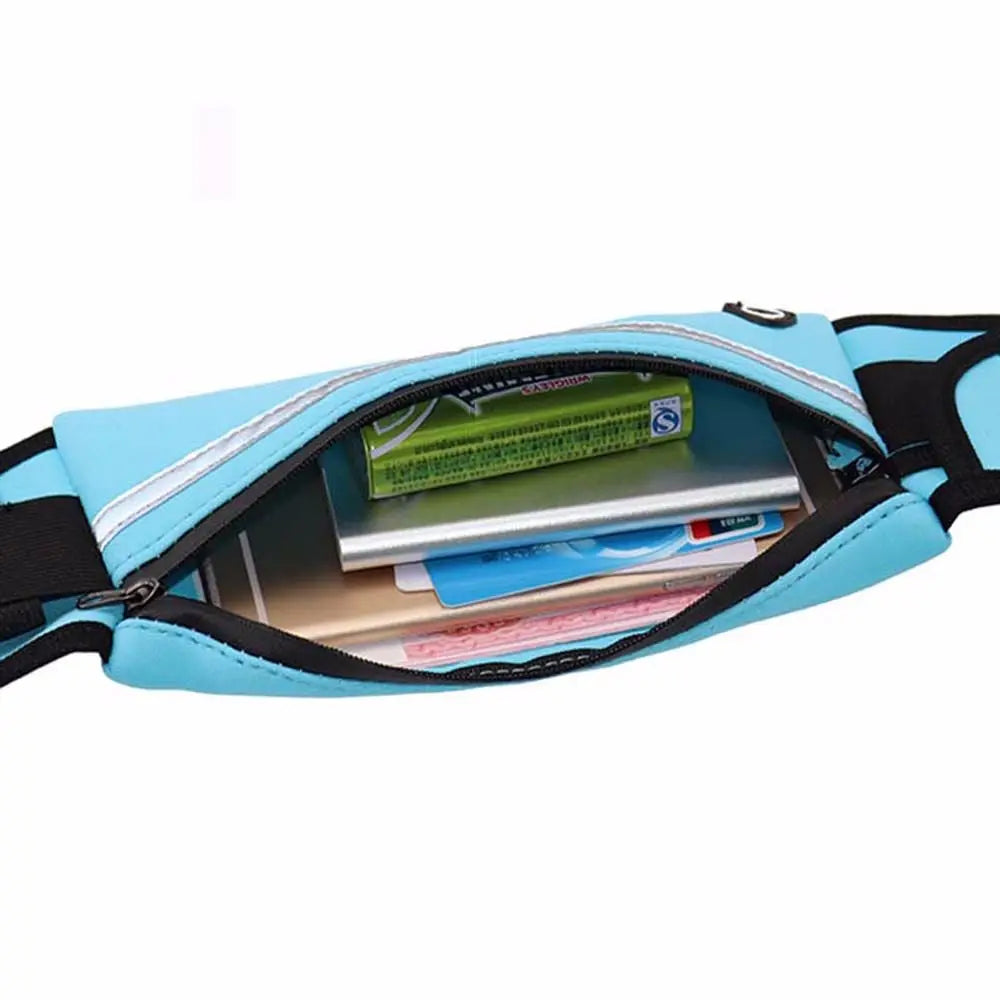 Running Waist Bag Phone Holder Crossbody Sport Belt Pack Gym Cycling Pouch Fitness Travel Bag Pack