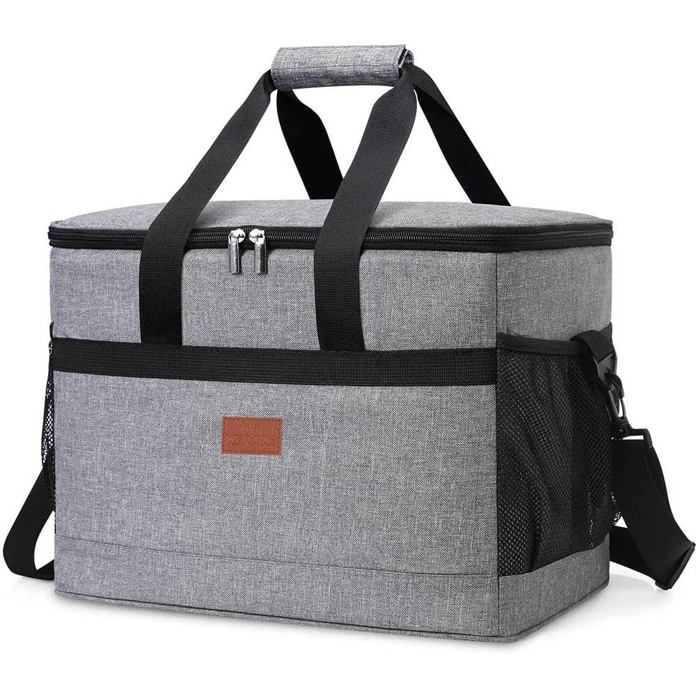 35L Large Collapsible Insulated Cooler Bag for Picnic Camping BBQ Travel Lunch & Family Use