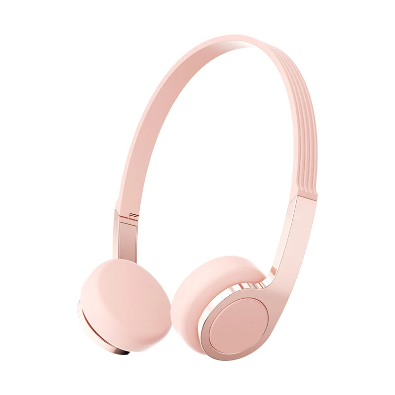 Retro Bluetooth Headphones with ANC Wireless Over Ear Macaron Colour Headphones for Music Gaming