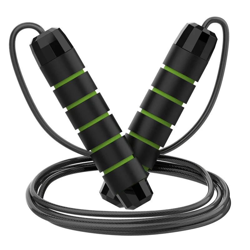 Adjustable Steel Wire Jump Rope for Fitness Training Skipping Workout Cardio Exercise Equipment