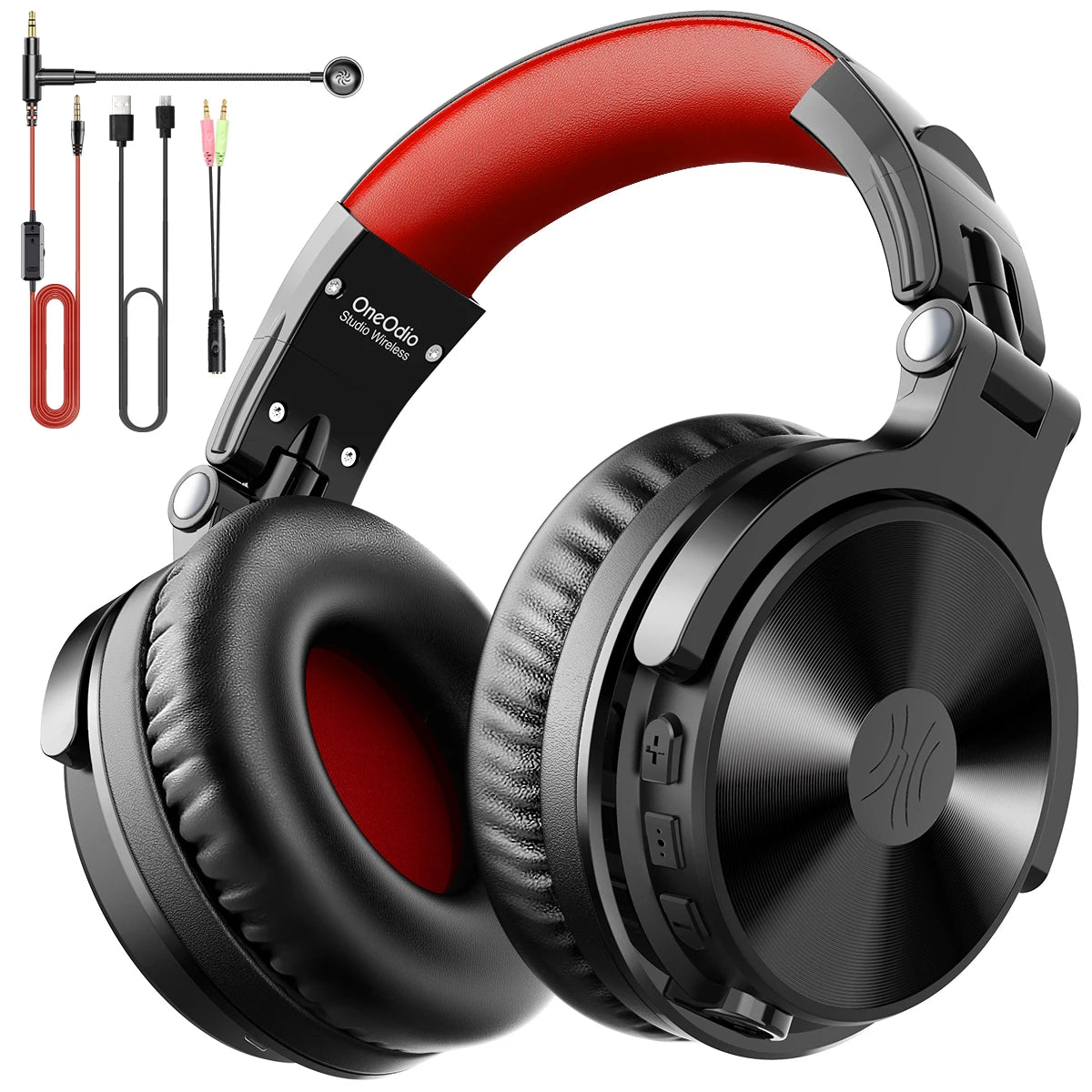 ONEODIO 110H Wireless Bluetooth 5.2 Headphones 2-in-1 Gaming Headset with Mic Type-C 110hr