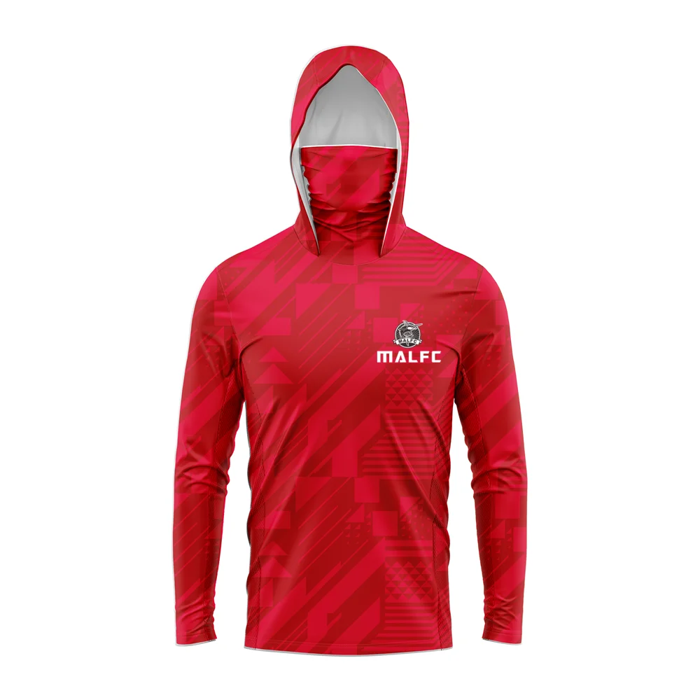 Men’s Hooded Long Sleeve Fishing Shirt UPF50 UV Protection Quick Dry Moisture Wicking Outdoor Top