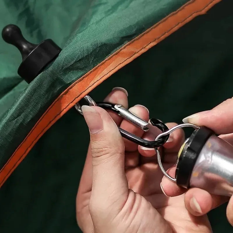 Magnetic Camping Hook Carabiner Suction Hanger for Tent Canopy Outdoor Gear Heavy Duty Portable Hook