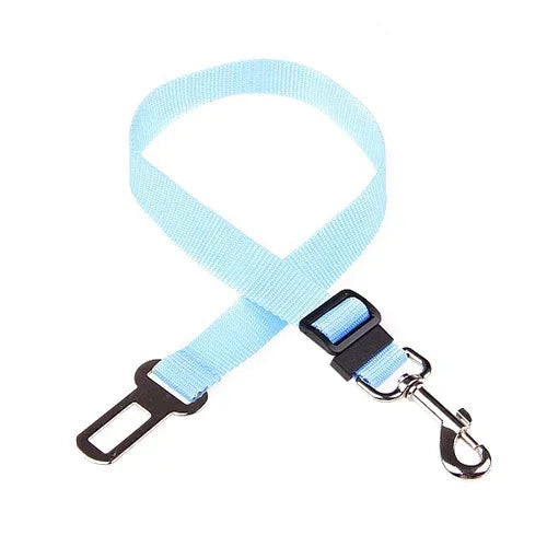 Adjustable Dog Car Seat Belt Safety Harness Lead Vehicle Travel Clip Durable Nylon Secure Control