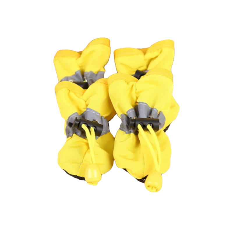 Waterproof Pet Shoes – Anti-Slip Rain Boots 4pcs for Dogs & Cats, Pet Paw Protection Footwear