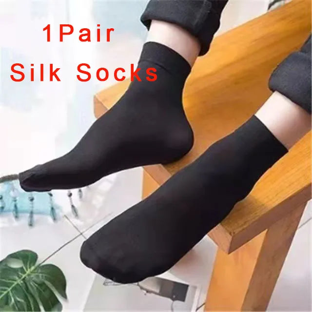 Autumn Winter Coral Velvet Cat Claw Socks – Warm Middle Tube Sleep & Floor Socks for Women Girls