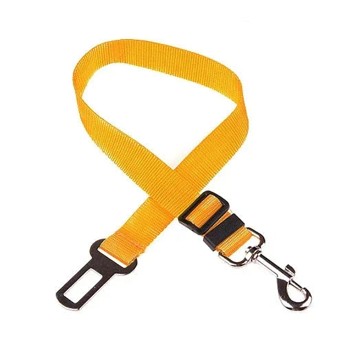 Adjustable Dog Car Seat Belt Safety Harness Lead Vehicle Travel Clip Durable Nylon Secure Control