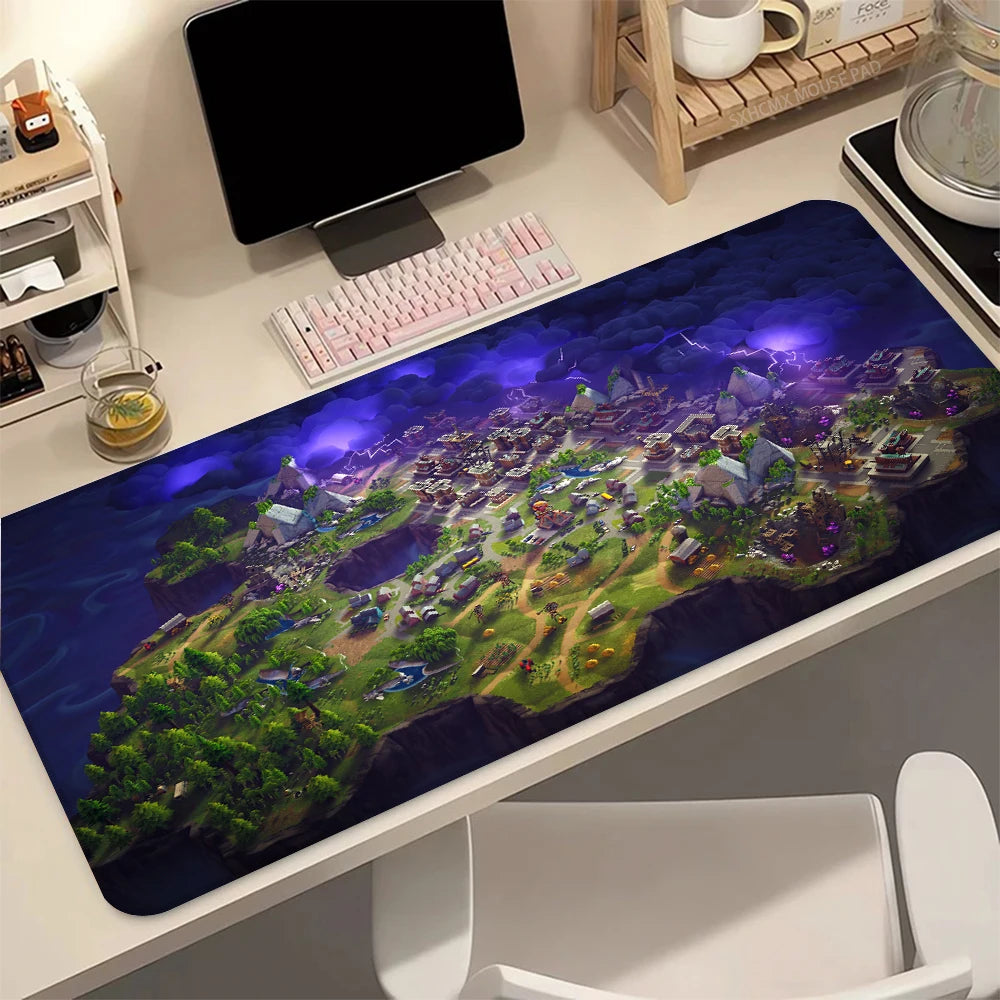 Fortnite themed Gaming Mouse Pad XL Non Slip Rubber Desk Mat Keyboard Mouse Pad for PC Office