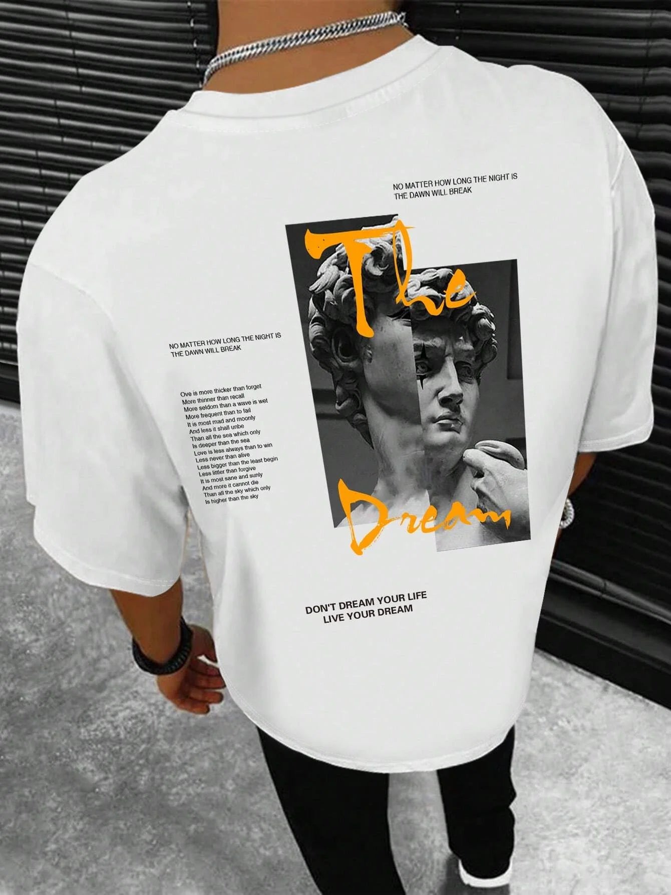 Don't Dream Your Life Live Your Dream Men’s Summer T-Shirt – Bold Style Meets All-Day Comfort