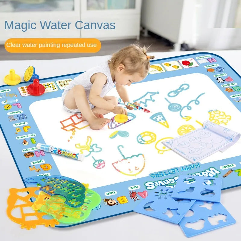 MAGIC WATER DRAWING MAT Reusable Doodle Painting Board Educational Montessori Toy Gift for Kids