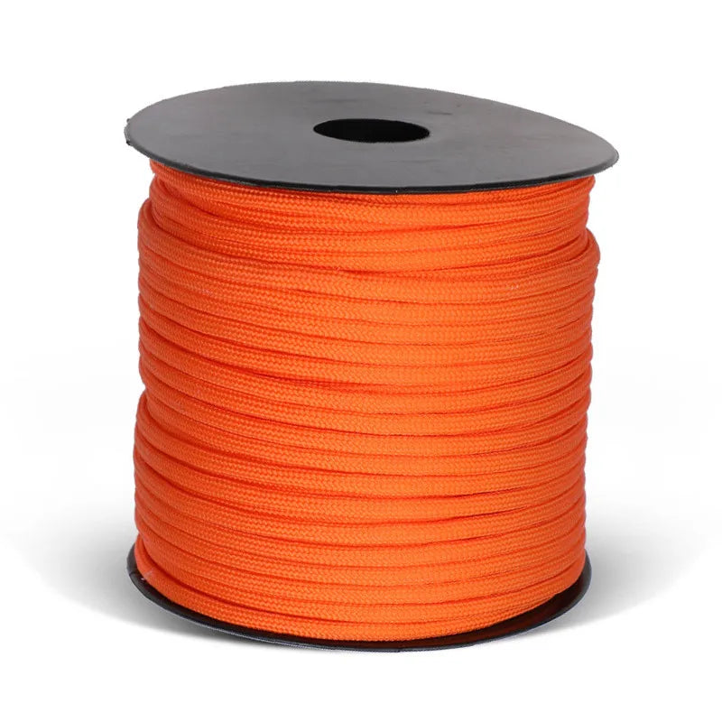 Military 550 Paracord 9 Strand 4mm Tactical Survival Rope 50m or 100m Polypropylene Camping Cord