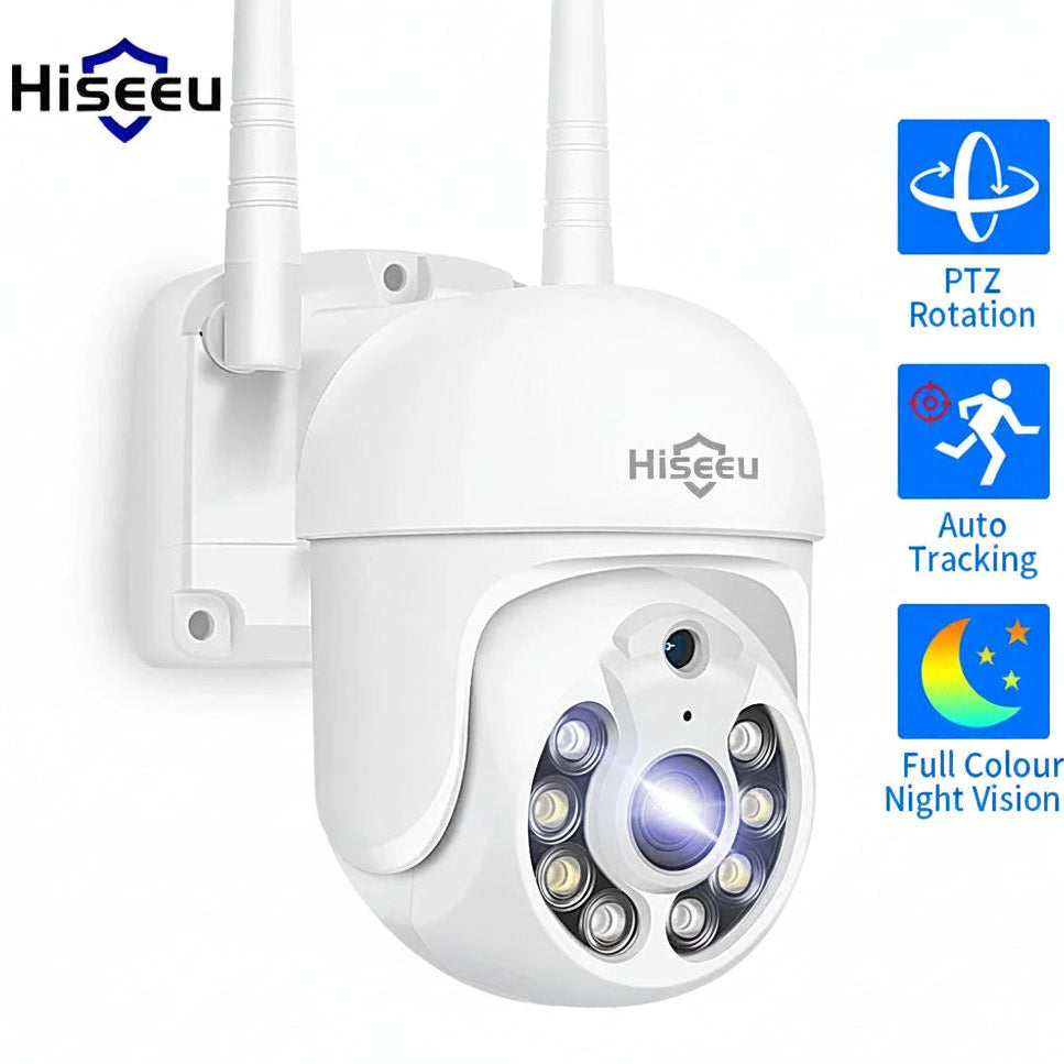 5MP WiFi Outdoor PTZ Security Camera 2K Human Detection 5X Zoom IP CCTV Wireless Surveillance System
