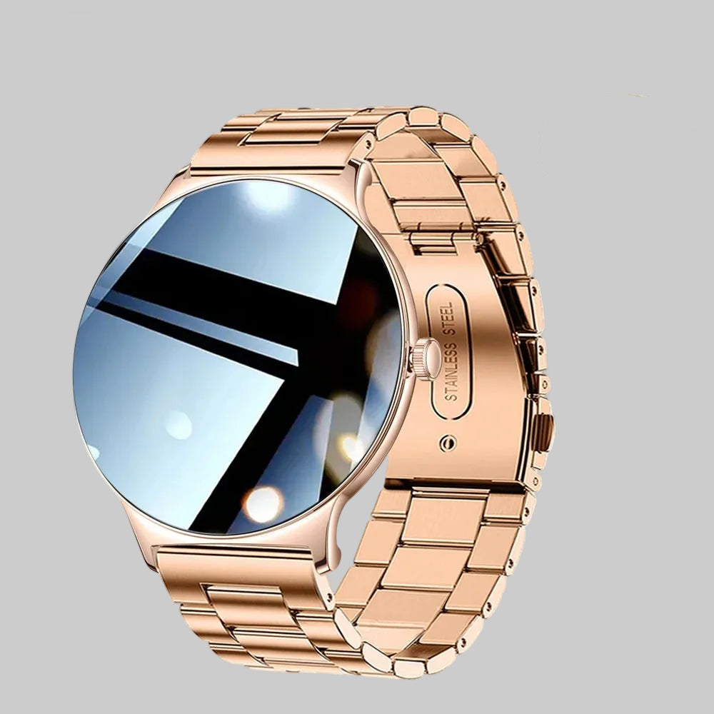 Ultra Thin Smart Watch Women 1.43 Inch AMOLED Screen Bluetooth Call Fashion Fitness Smartwatch