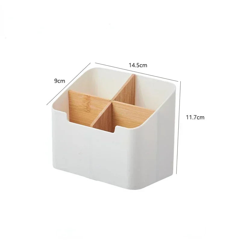 Remote Control Organizer – Desktop Storage Box for Remotes, Stationery & Bedroom Essentials