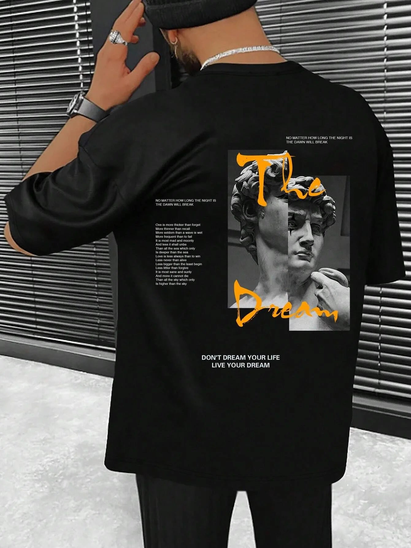 Don't Dream Your Life Live Your Dream Men’s Summer T-Shirt – Bold Style Meets All-Day Comfort