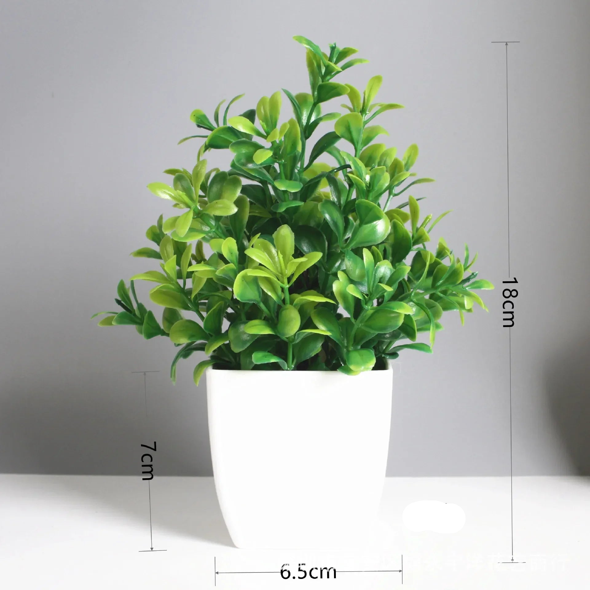 Artificial Eucalyptus Bonsai Plant in Decorative Pot – Lifelike Green Potted Plant for Home & Garden