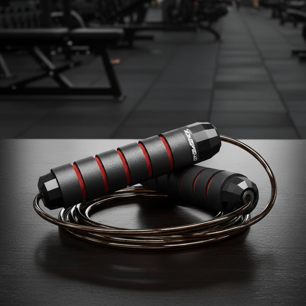 Adjustable Steel Wire Jump Rope for Fitness Training Skipping Workout Cardio Exercise Equipment