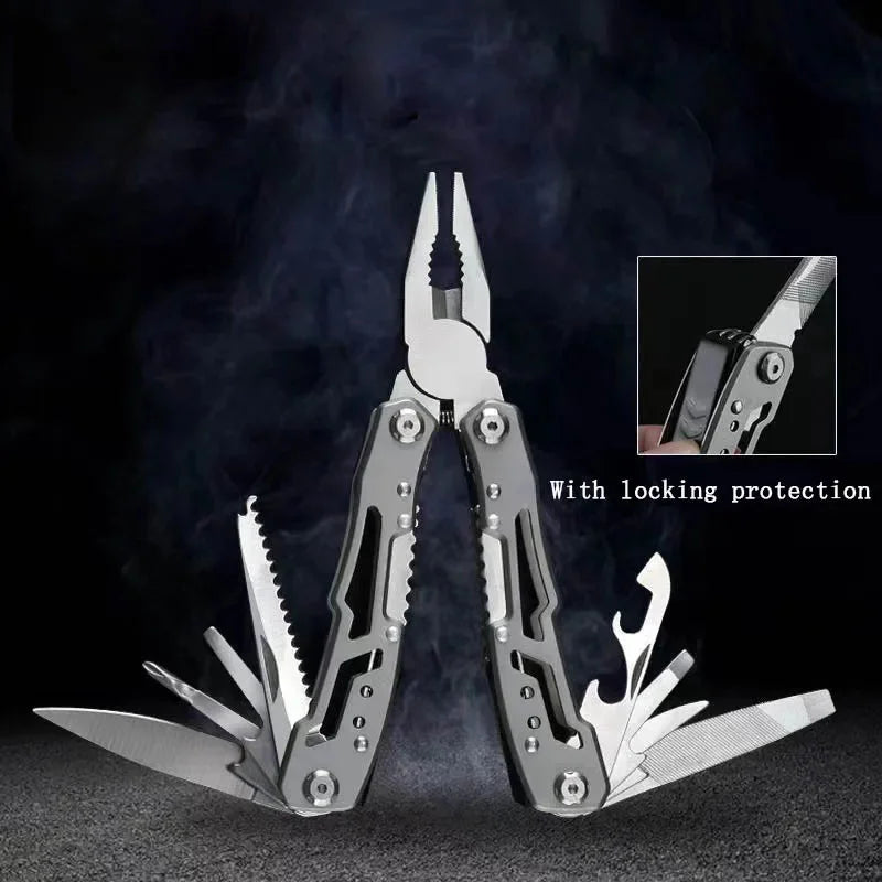 Multi-Tool Pocket Knife Pliers Folding Mini Portable Outdoor Tactical Hunting Survival Tool
