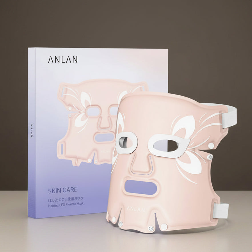 ANLAN LED Facial Mask 5 Colour Light Therapy Anti Age Acne Removal Skin Rejuvenation Device