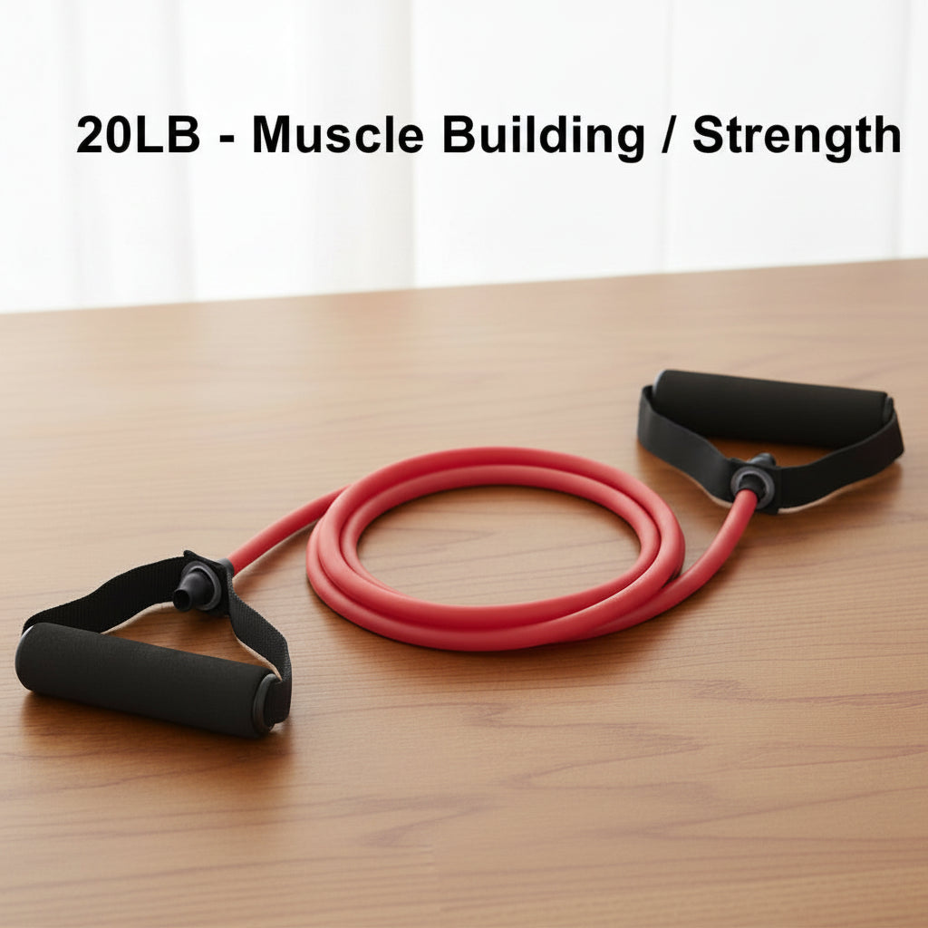 Resistance Bands with Handles for Strength Training, Home Workout Bands for Men & Women