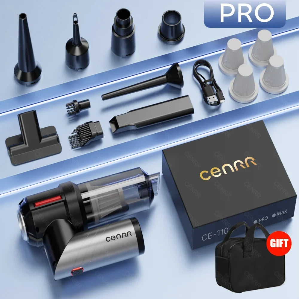 High Pressure Cordless Car Vacuum Cleaner – Portable Handheld Mini Vacuum Cleaner, Strong Suction