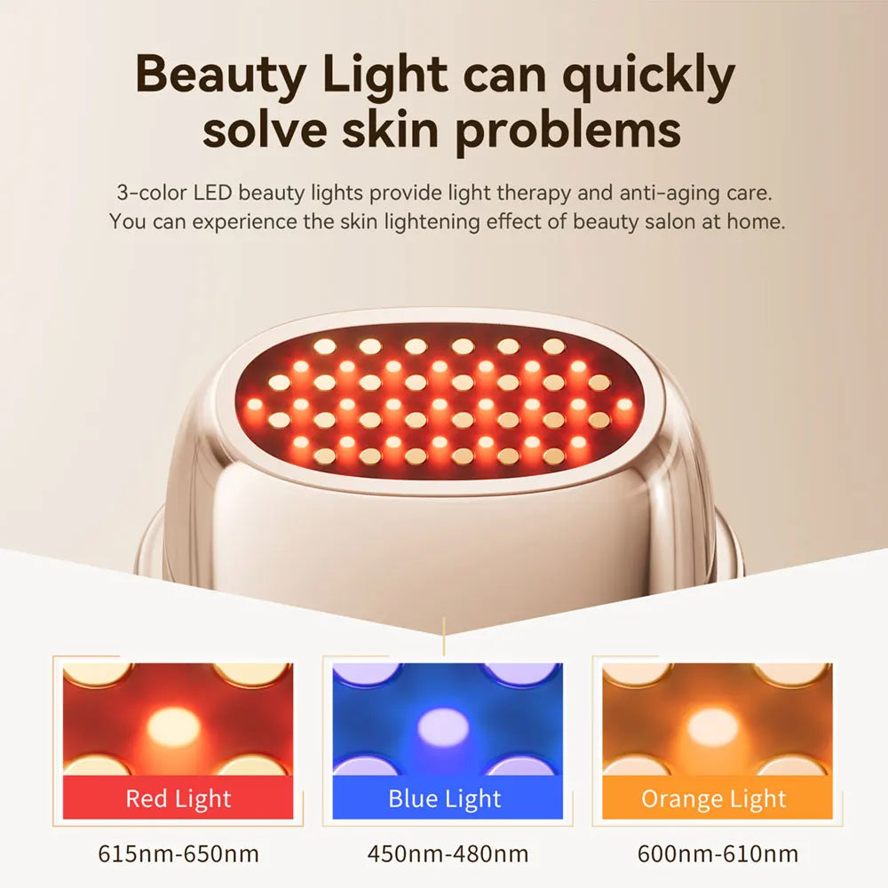 ANLAN RF EMS Facial Lifting Device Skin Tightening Anti Ageing LED Light Beauty Massager Tool