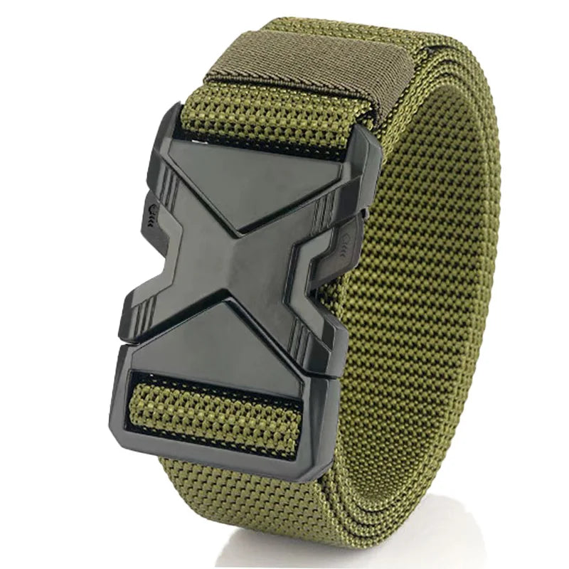 Men’s 125cm Nylon Braided Belt Lightweight Breathable Adjustable Casual Business Wear