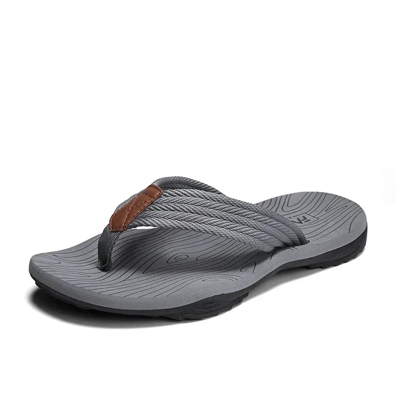 PMOISTE Men's Comfortable Beach Flip Flops Anti Slip EVA Summer Sandals Indoor Outdoor Shoes