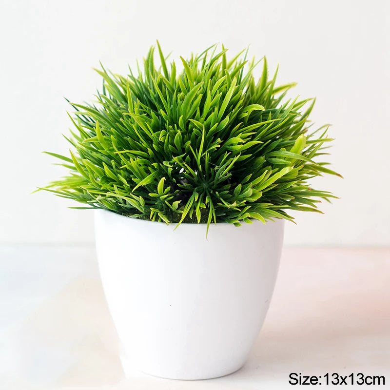 Artificial Bonsai Plant – Small Potted Faux Tree for Home, Table, Garden, Office & Hotel Décor