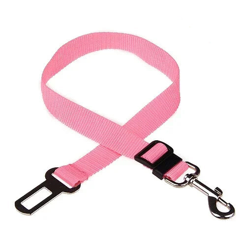 Adjustable Dog Car Seat Belt Safety Harness Lead Vehicle Travel Clip Durable Nylon Secure Control
