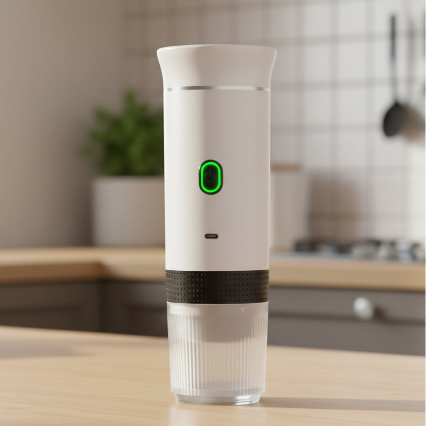 3-in-1 Wireless Portable Espresso Coffee Maker 20Bar Machine for Car, Home, Office & Travel