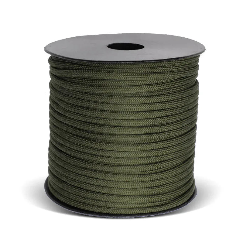 Military 550 Paracord 9 Strand 4mm Tactical Survival Rope 50m or 100m Polypropylene Camping Cord