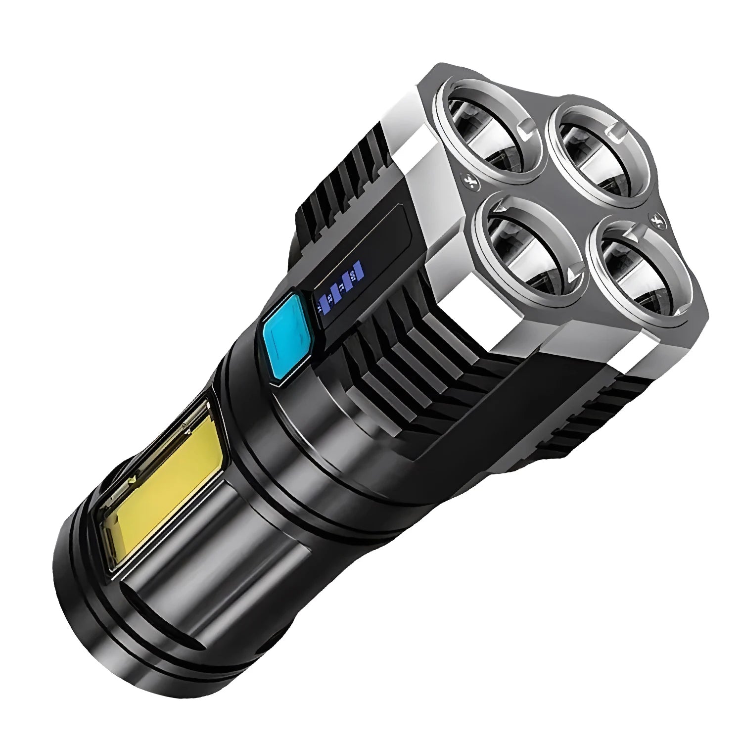 Powerful Rechargeable LED Flashlight S3 Waterproof Long Range Torch Lamp for Camping Outdoor Use