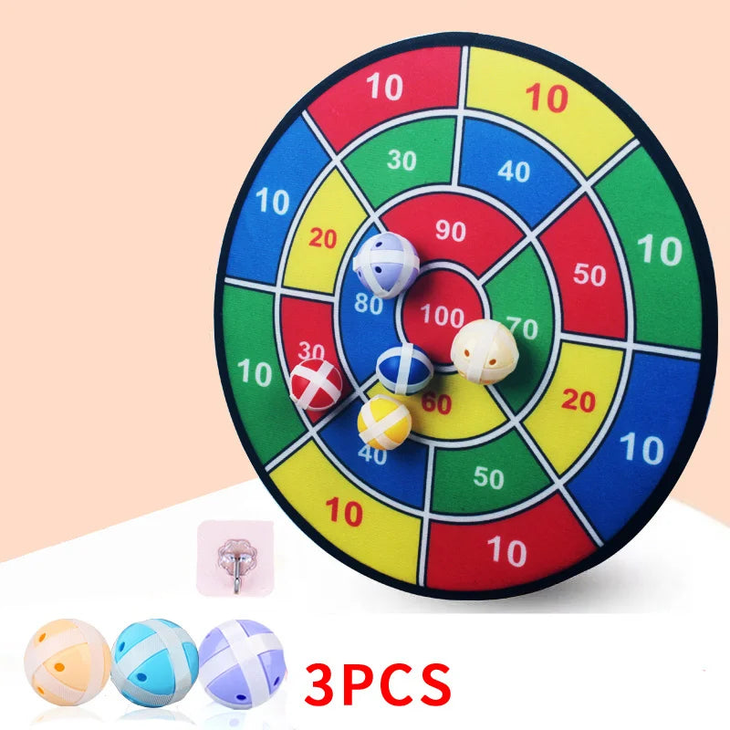 Large Sticky Ball Dart Target for Kids Indoor Outdoor Velcro Ball Game Parent Child Family Fun