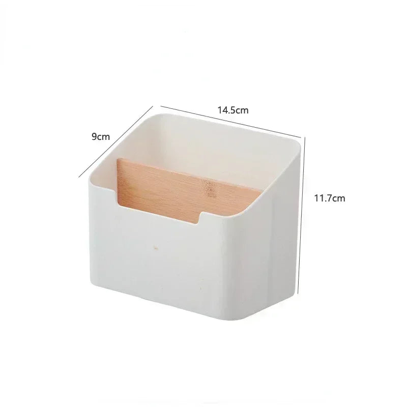 Remote Control Organizer – Desktop Storage Box for Remotes, Stationery & Bedroom Essentials