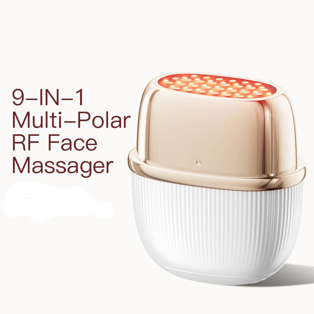 ANLAN RF EMS Facial Lifting Device Skin Tightening Anti Ageing LED Light Beauty Massager Tool