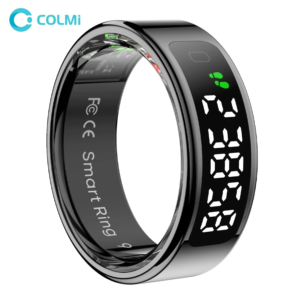 COLMI R12 Smart Ring with Touch Display, Health Tracking, Wireless Charging & 5ATM Waterproof