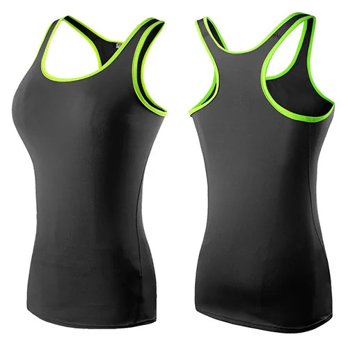 Women’s Sleeveless Backless Gym Yoga Workout Top Quick-Dry Fitness Activewear Training Shirt