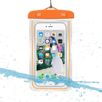 Waterproof Phone Pouch 6 Inch IP68 Dry Bag Underwater Swimming Beach Diving Ski Waterproof Cover