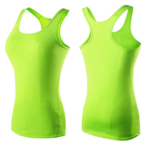 Women’s Sleeveless Backless Gym Yoga Workout Top Quick-Dry Fitness Activewear Training Shirt