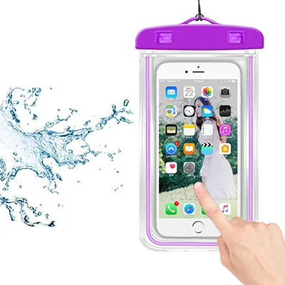 Waterproof Phone Pouch 6 Inch IP68 Dry Bag Underwater Swimming Beach Diving Ski Waterproof Cover