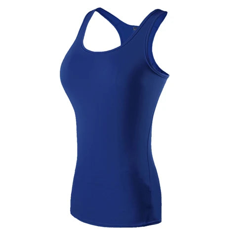 Womens Quick Dry Gym Tank Top Breathable Stretch Fitness Vest Running Yoga Workout Top NZ