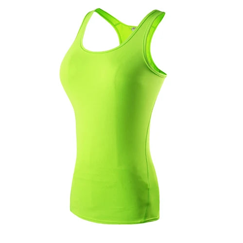 Womens Quick Dry Gym Tank Top Breathable Stretch Fitness Vest Running Yoga Workout Top NZ