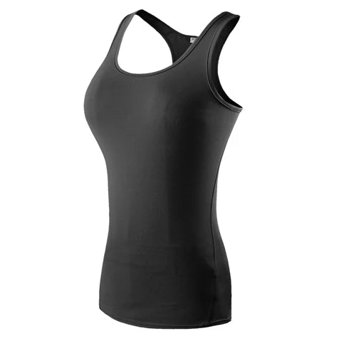 Womens Quick Dry Gym Tank Top Breathable Stretch Fitness Vest Running Yoga Workout Top NZ