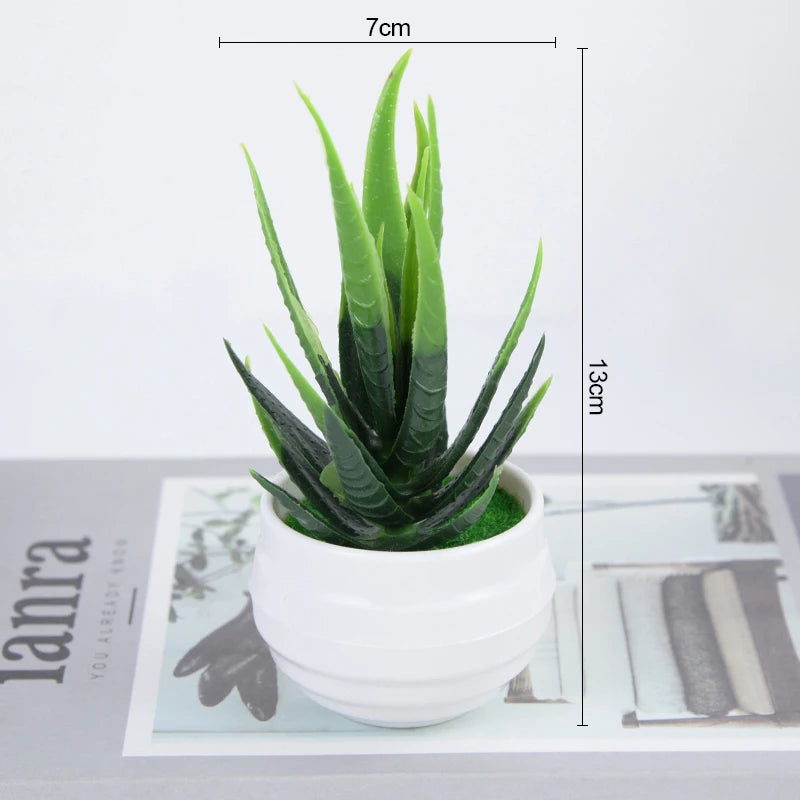 Artificial Bonsai Plant – Small Potted Faux Tree for Home, Table, Garden, Office & Hotel Décor
