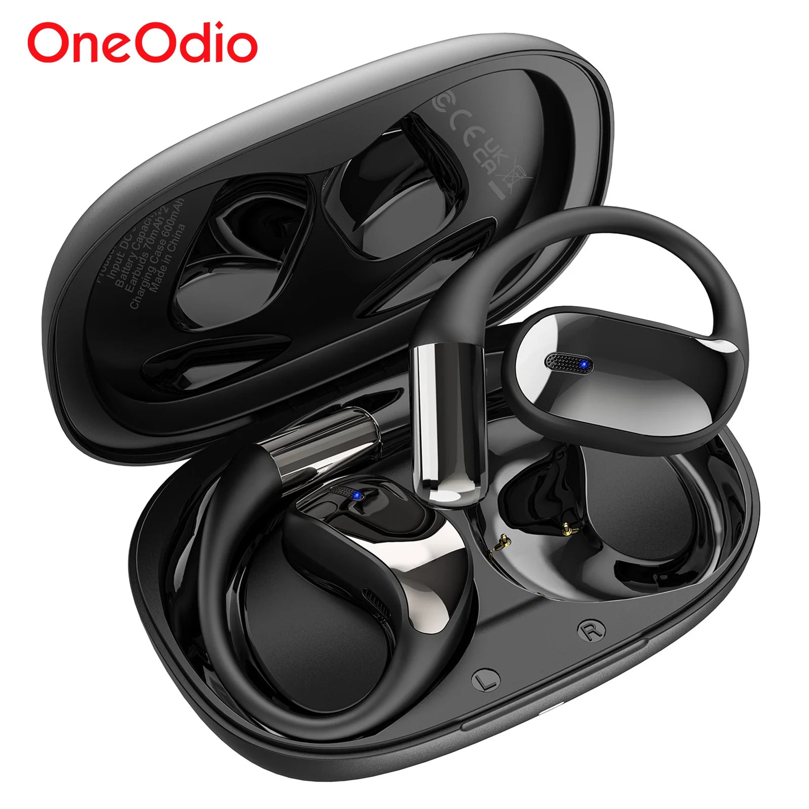 ONEODIO SuperEQ T44 Open Ear Wireless Bluetooth 5.3 Sports Earbuds 40H Playtime IPX4 ENC Mic