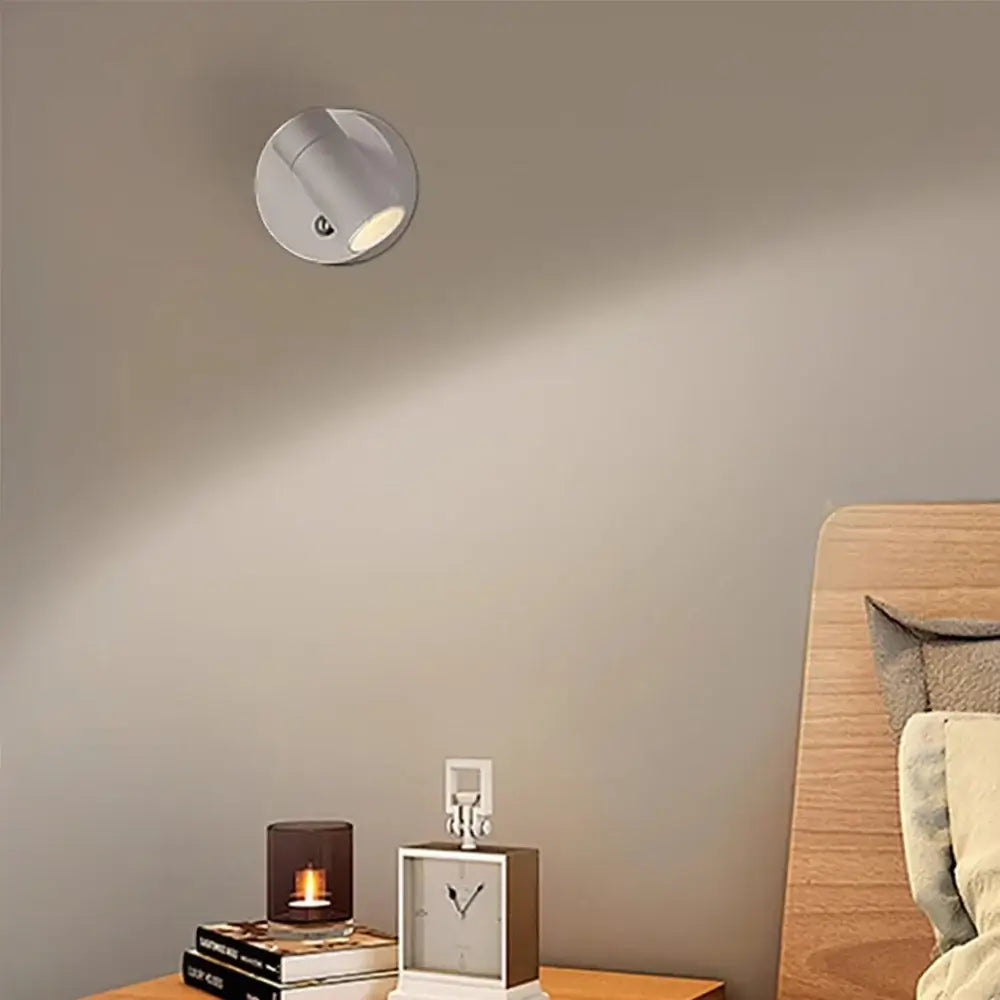 LED Magnetic Rechargeable Wall Lamp – Wireless No-Drill Portable Bedside & Reading Light